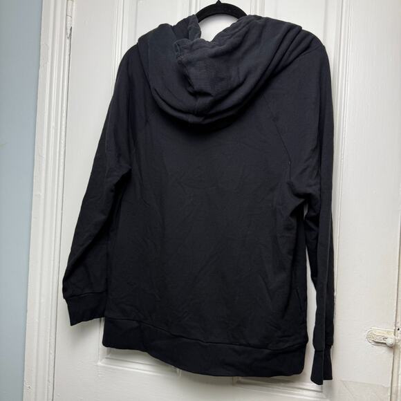 QVC Peace Love World French Terry Sweatshirt Womens Small Black Hoodie NWOT - Picture 6 of 11